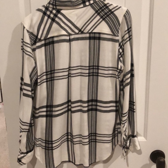 Rails Black and White Blouse - Picture 4 of 4